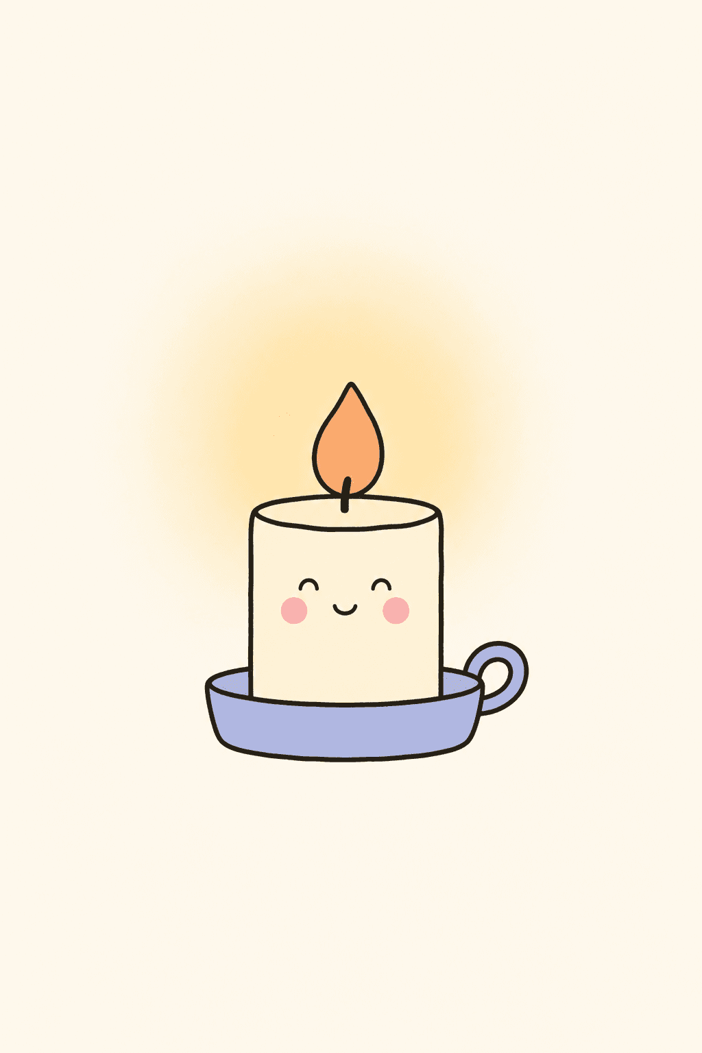 A little light, Thinking Of You card cover