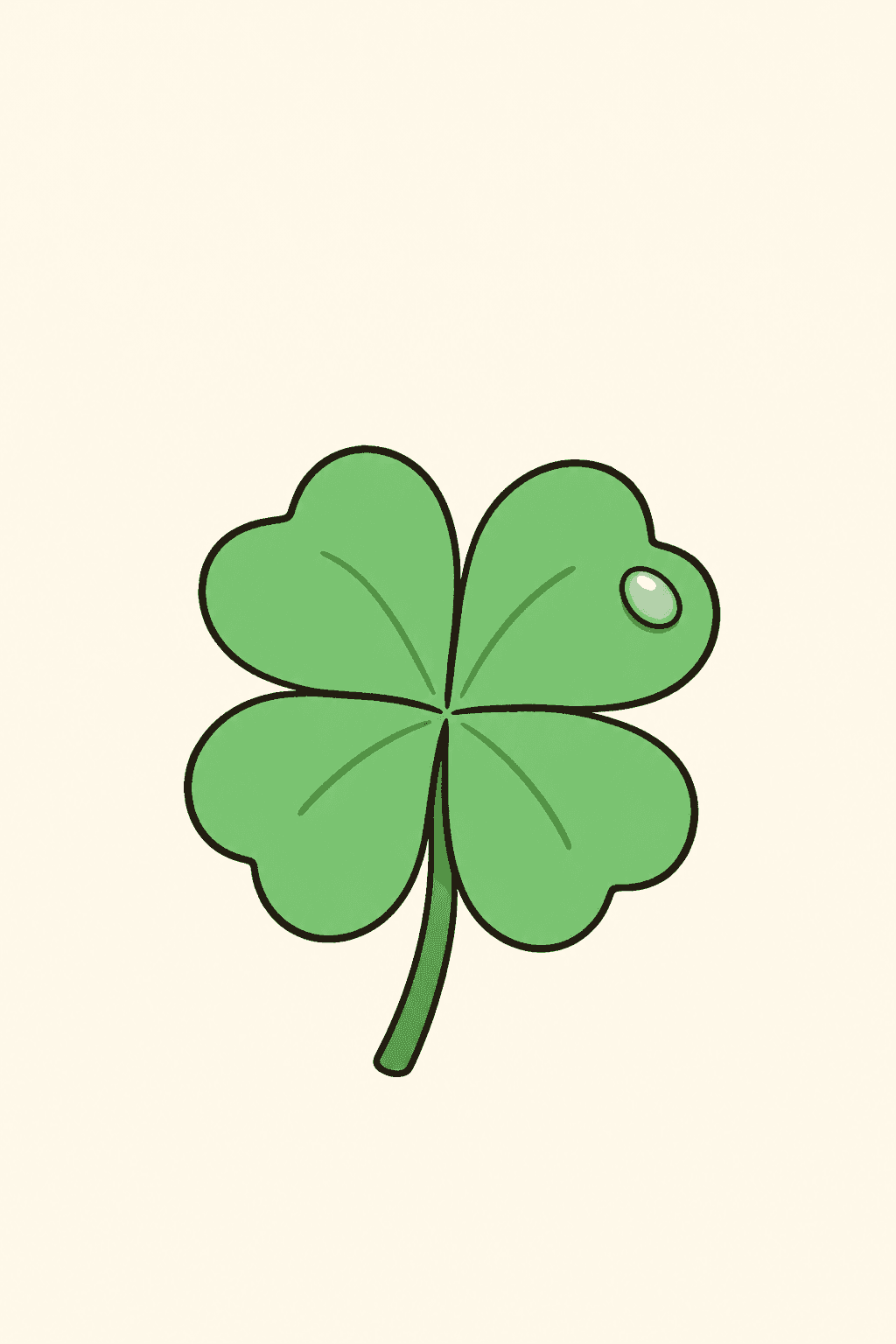 A little luck, sent your way, St Patricks Day card cover