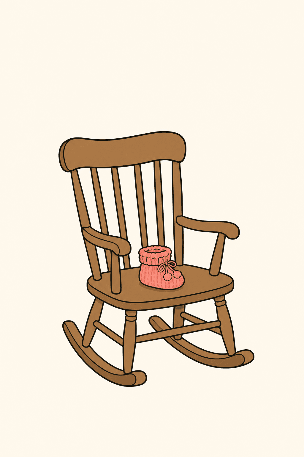 A new little face to spoil, New Baby card cover