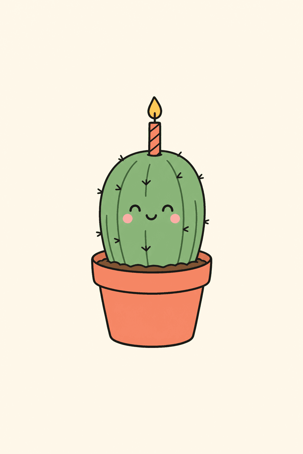 Aging, gracefully-ish, Birthday card cover