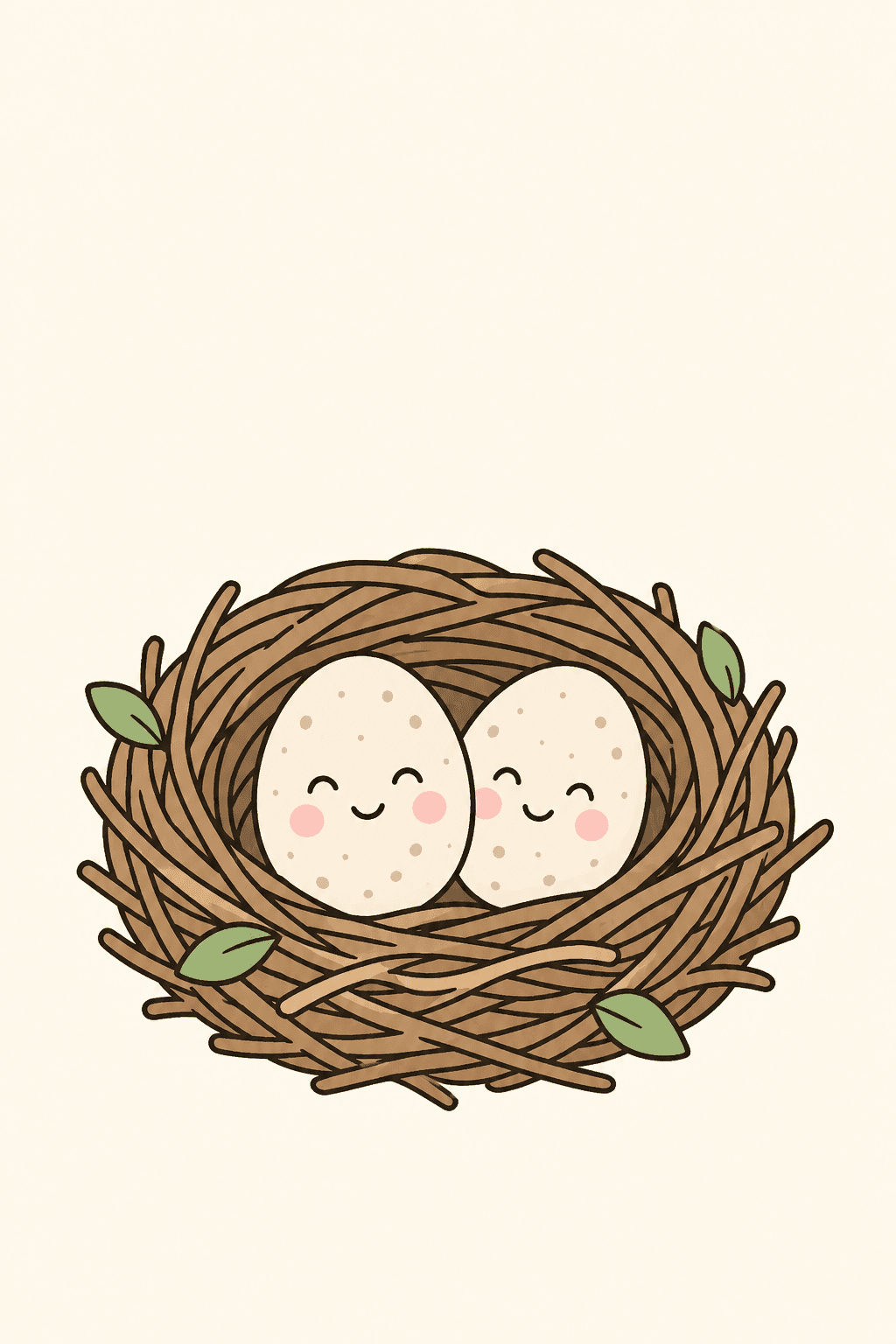 Double the everything, New Baby card cover