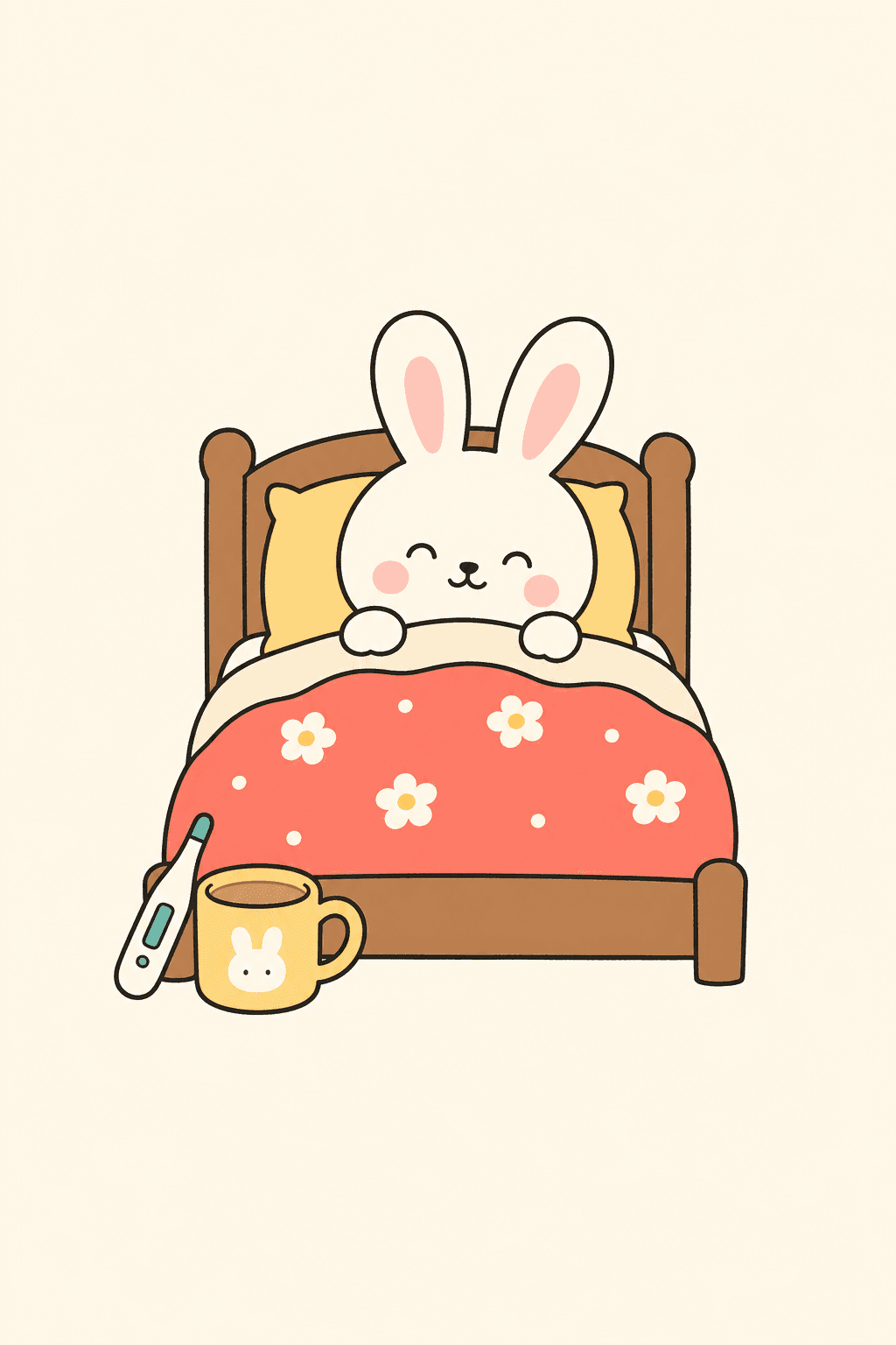 Get well, little one, Get Well card cover