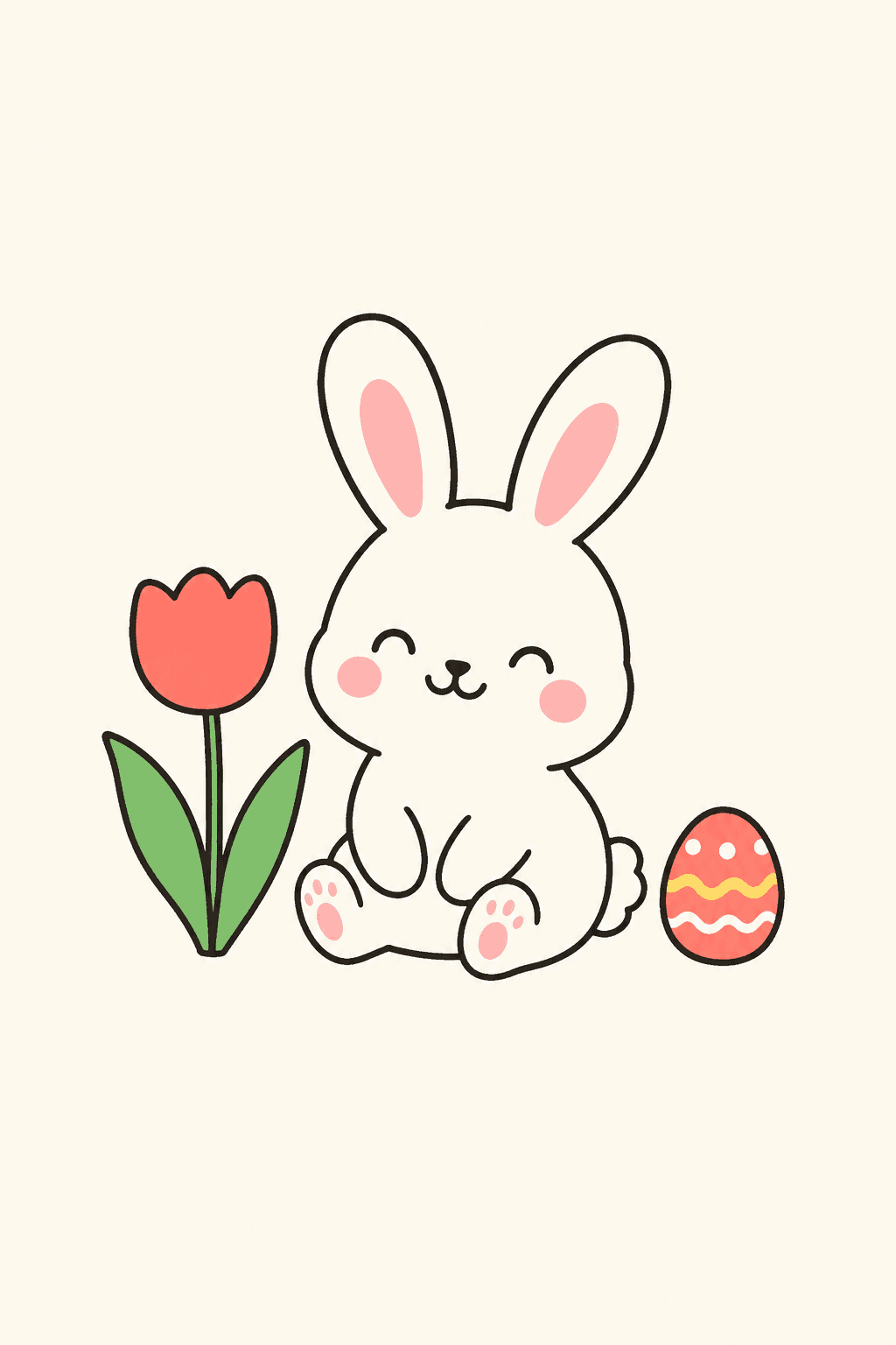 Happy Easter, Easter card cover