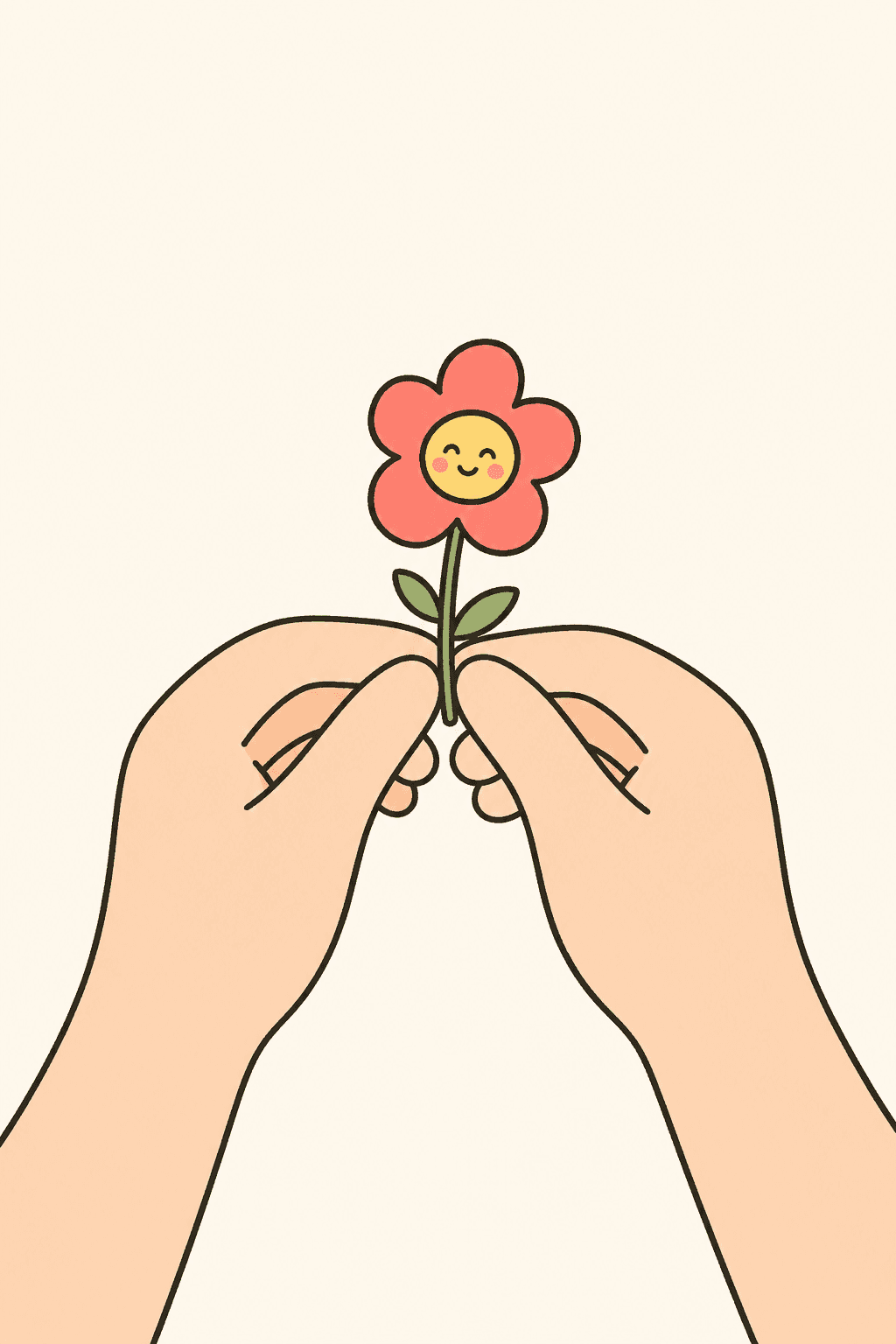Here for you, Sympathy card cover