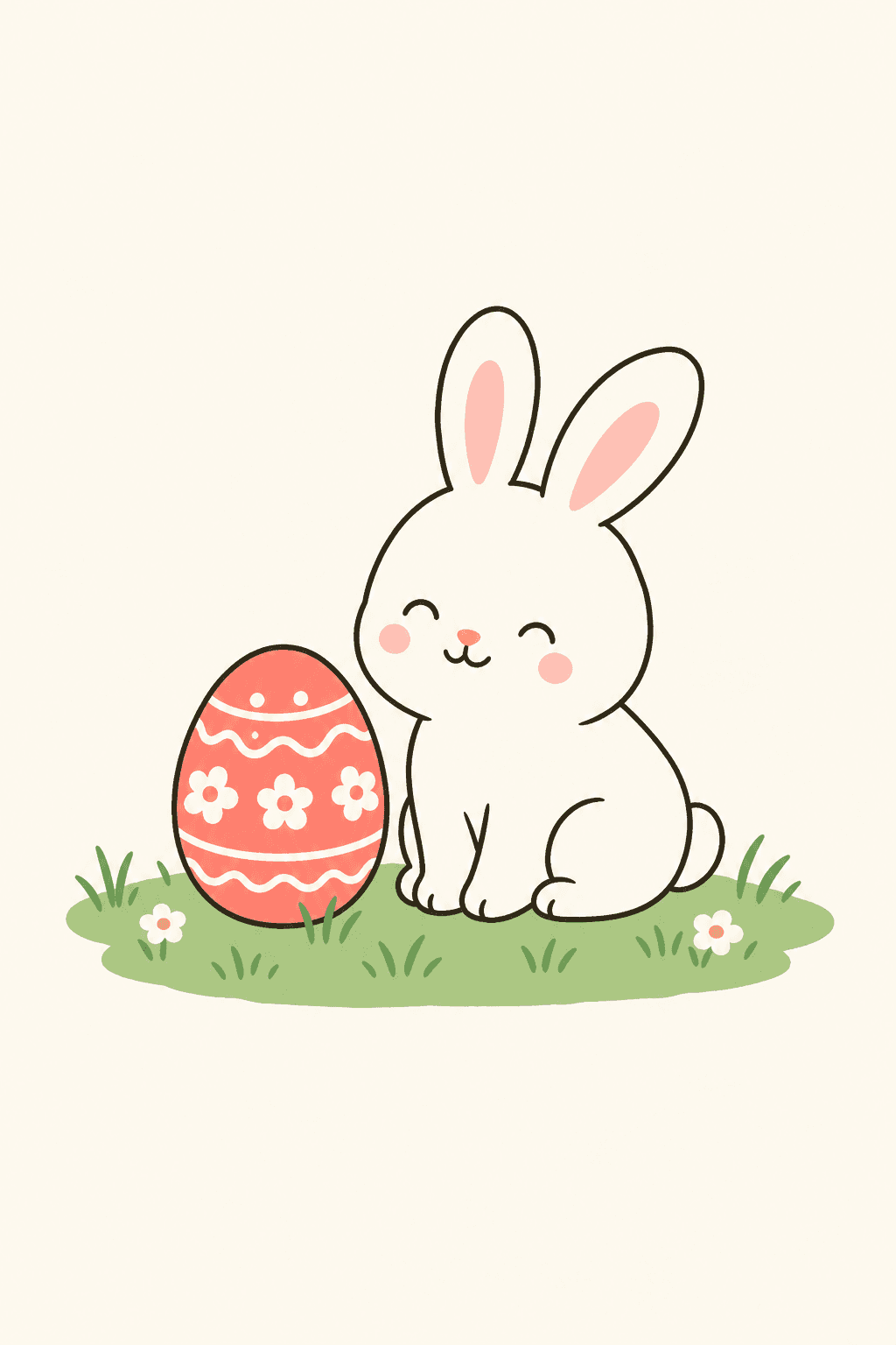 Hoppy Easter, Easter card cover