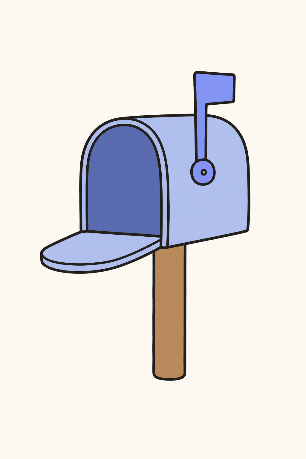 Just checking in on you, Just Because card cover