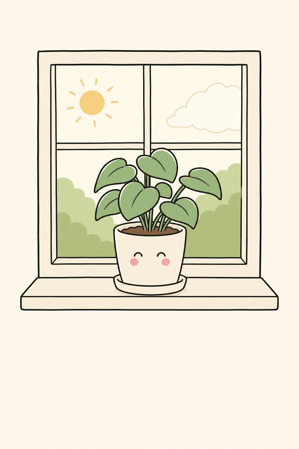 Put down roots, New Home card cover