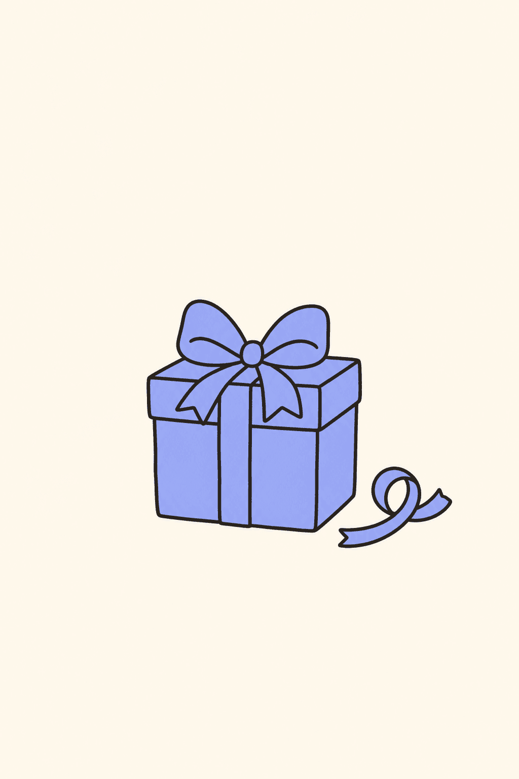 Thank you for the gift, Thank You card cover