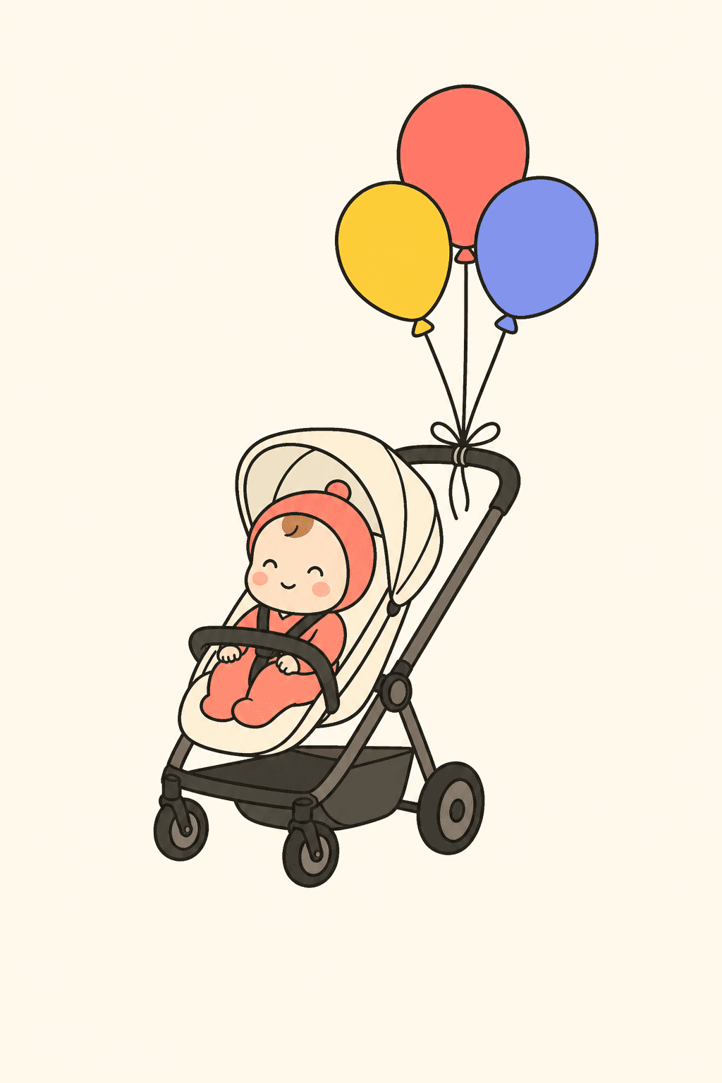 The best kind of news, New Baby card cover
