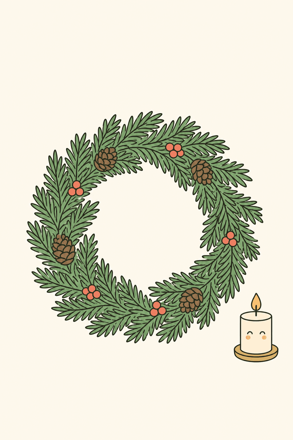 The first holiday without them, Sympathy card cover