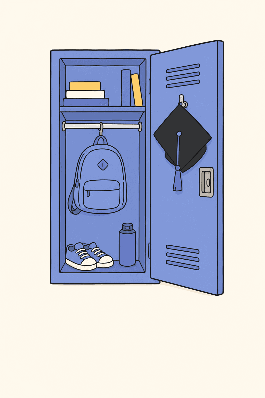 The world just got bigger, Graduation card cover