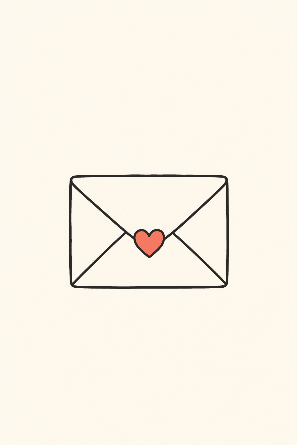 You crossed my mind again, Love card cover